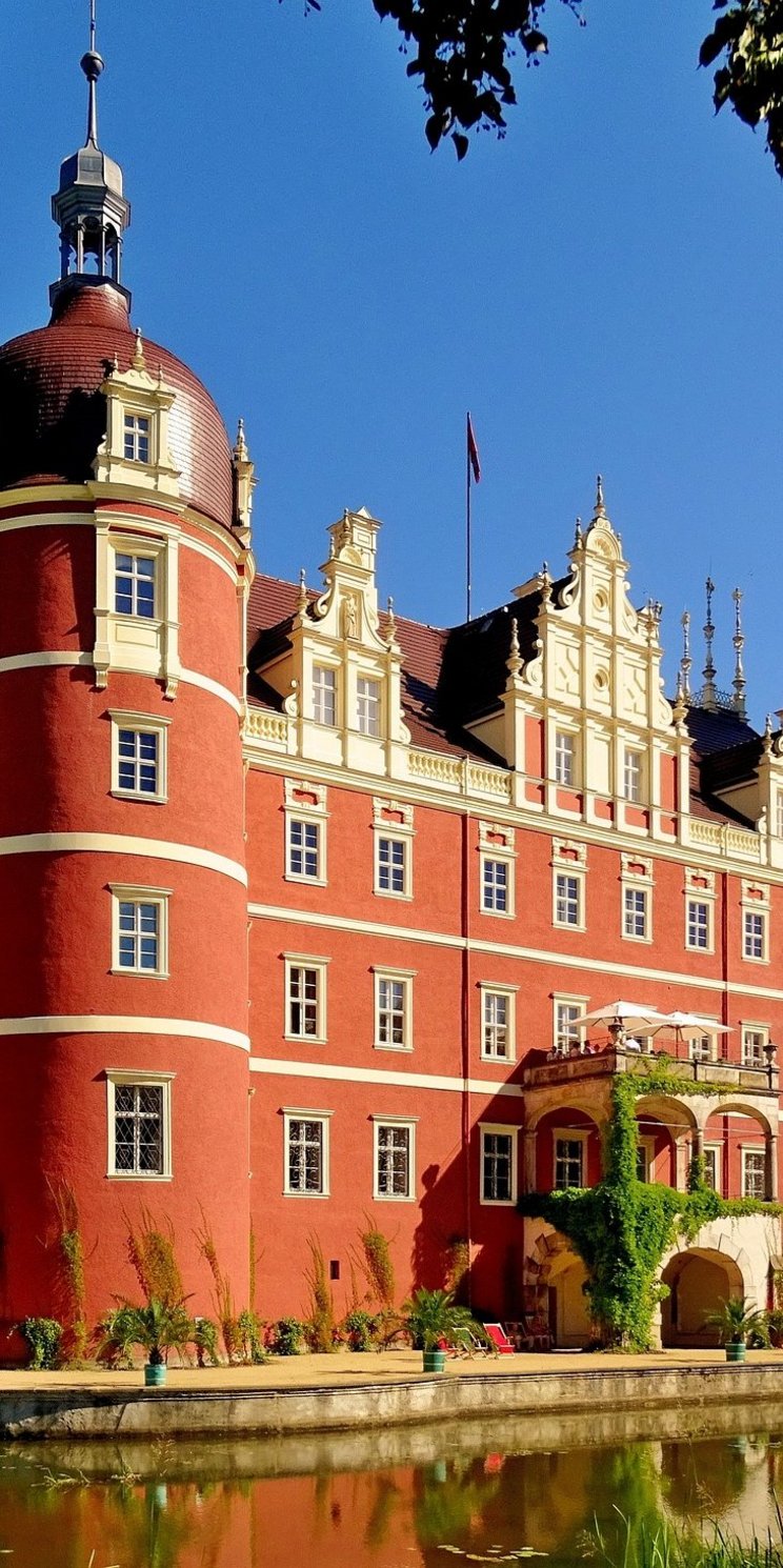 Ansicht von Schloss Muskau im Muskauer Park