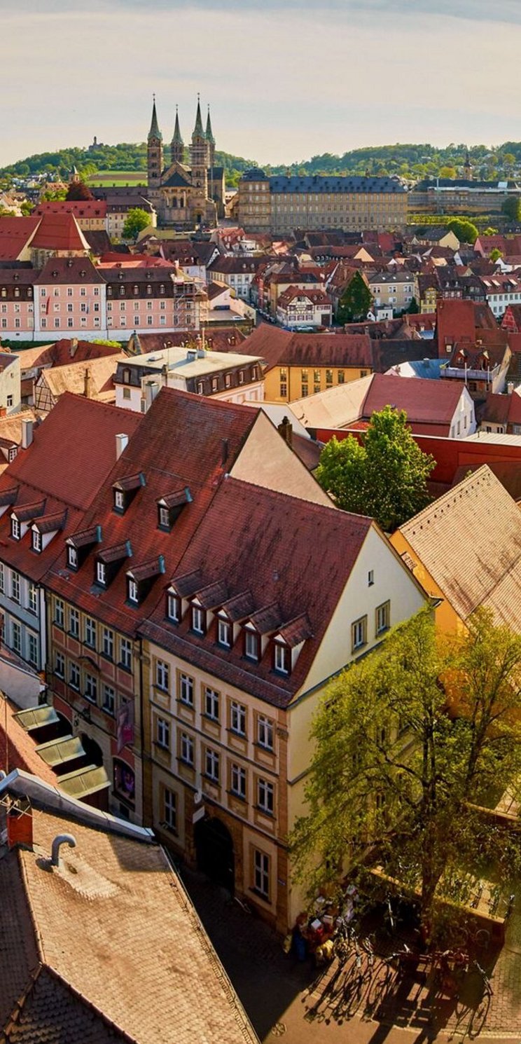 Blick über die Altstadt von Bamberg