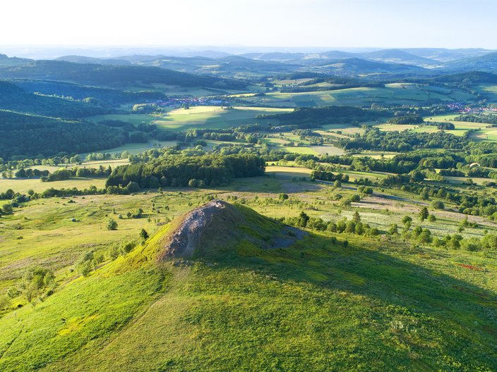 Landschaftsansicht im UNESCO-Biosphärenreservat Rhön