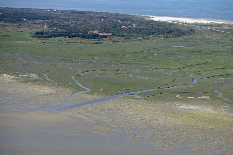 Luftbild von Spiekeroog